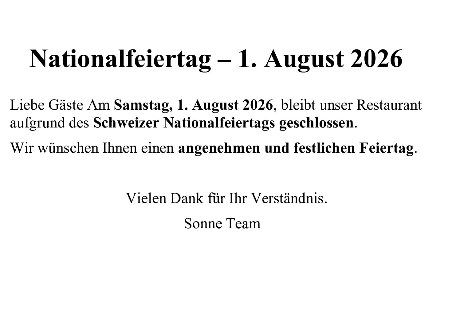 Nationalfeiertag